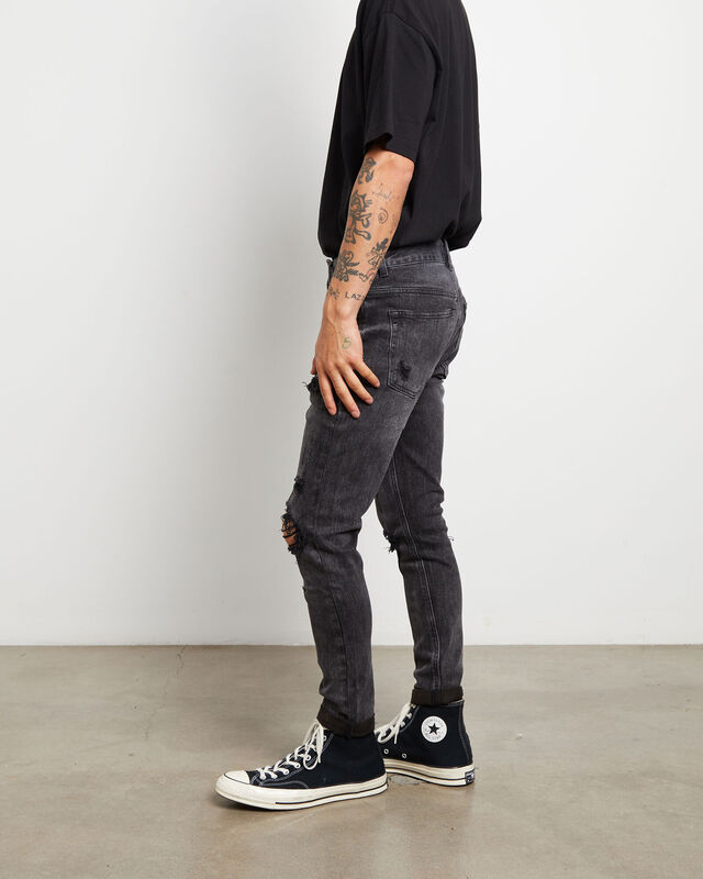 Rifter Skinny Jeans in Washed Out Black, hi-res image number null