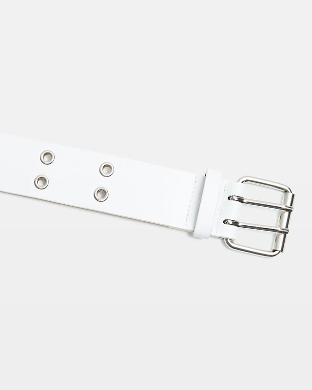 Nitro Double Eyelet Belt White, hi-res image number null