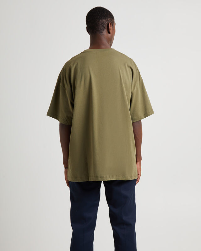 Work 330 Short Sleeve T-Shirt Dark Khaki, hi-res image number null