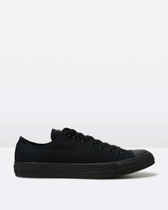 Chuck Taylor All Star Low Sneakers Monochrome Black, hi-res image number null