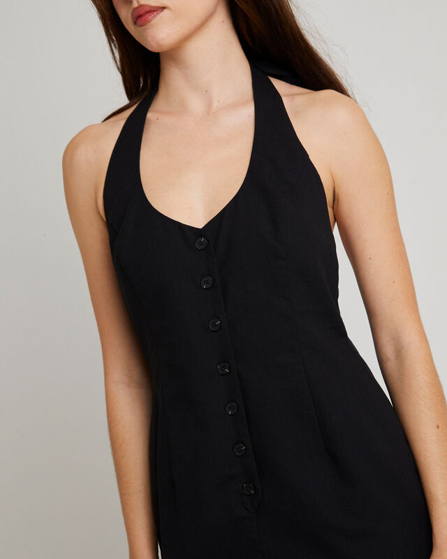 Piper Halter Button Front Jumpsuit, hi-res image number null