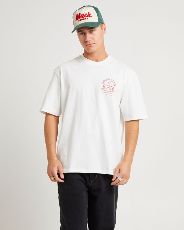 DARK ALCHEMY SLACKER TEE VINTAGE WHITE, hi-res image number null