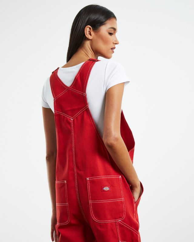 Relaxed Carpenter Overalls Cherry Red, hi-res image number null