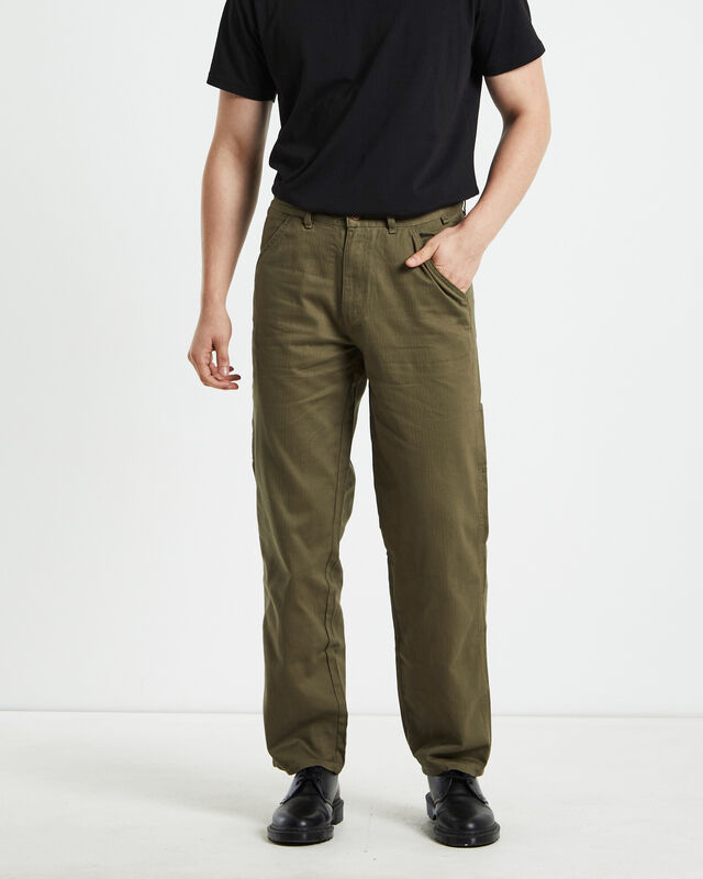 Distend VT Pant Herringbone Green, hi-res image number null