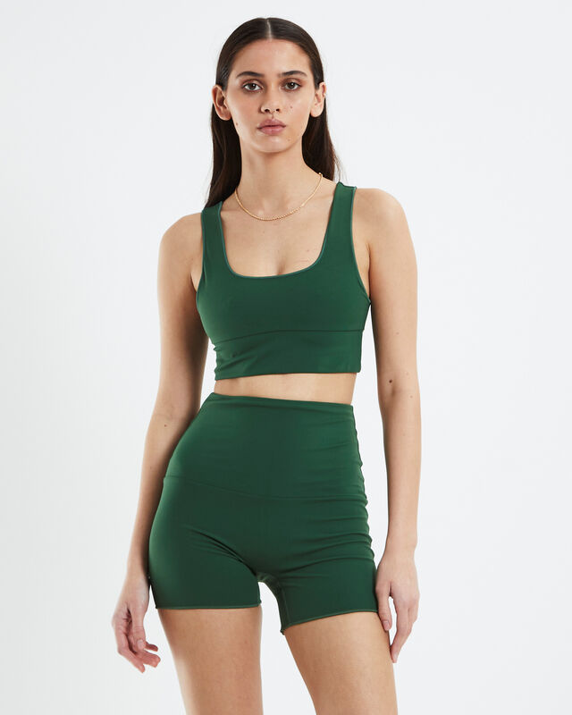 Contour Crop Top Palm Green, hi-res image number null