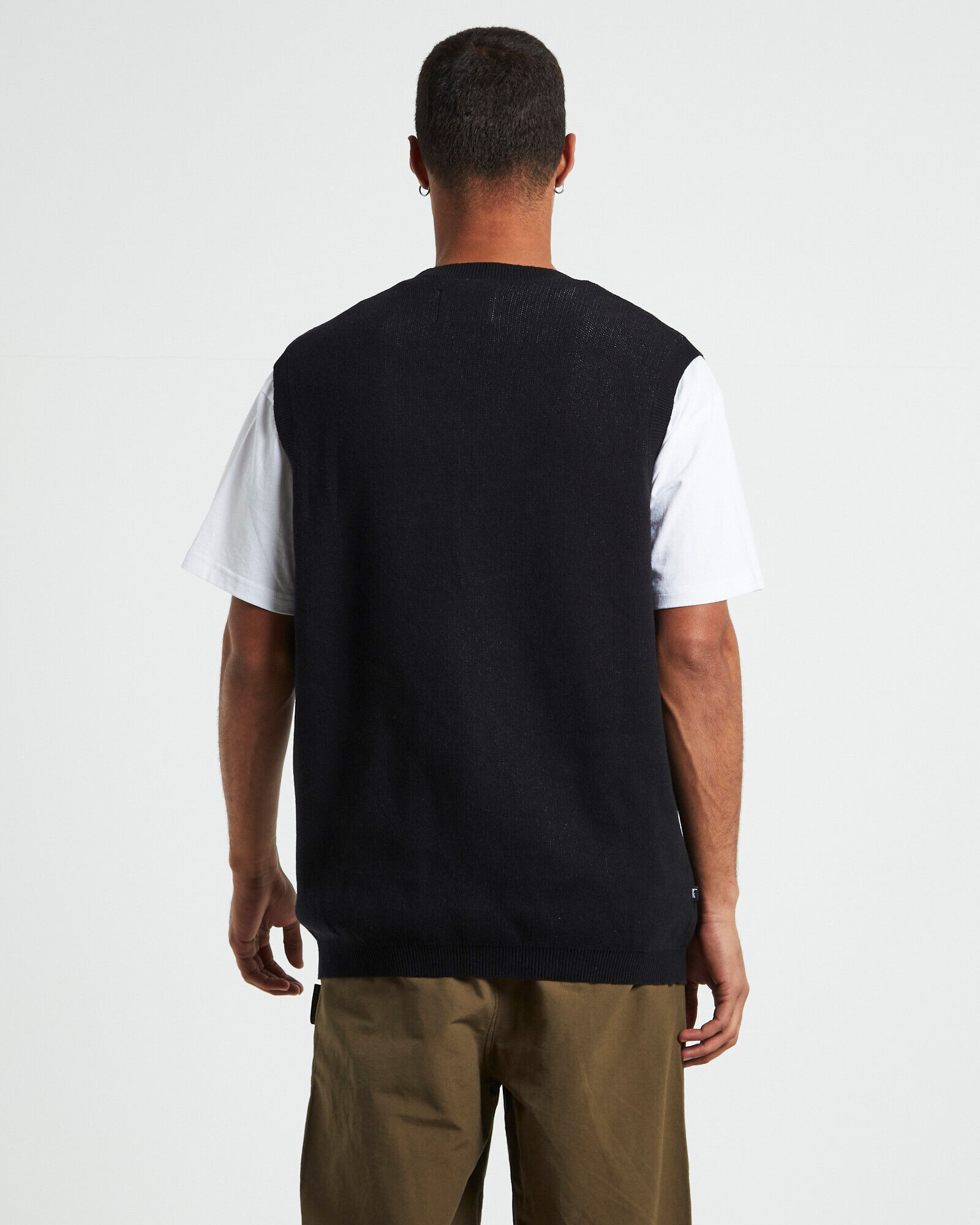 STUSSY Smooth Stock Knit Vest Black | General Pants