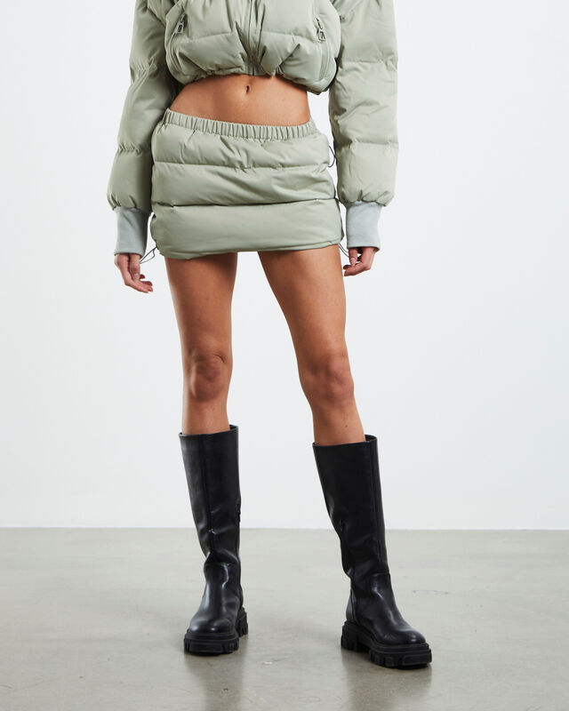 Stormi Puffer Skirt Sage Green, hi-res image number null