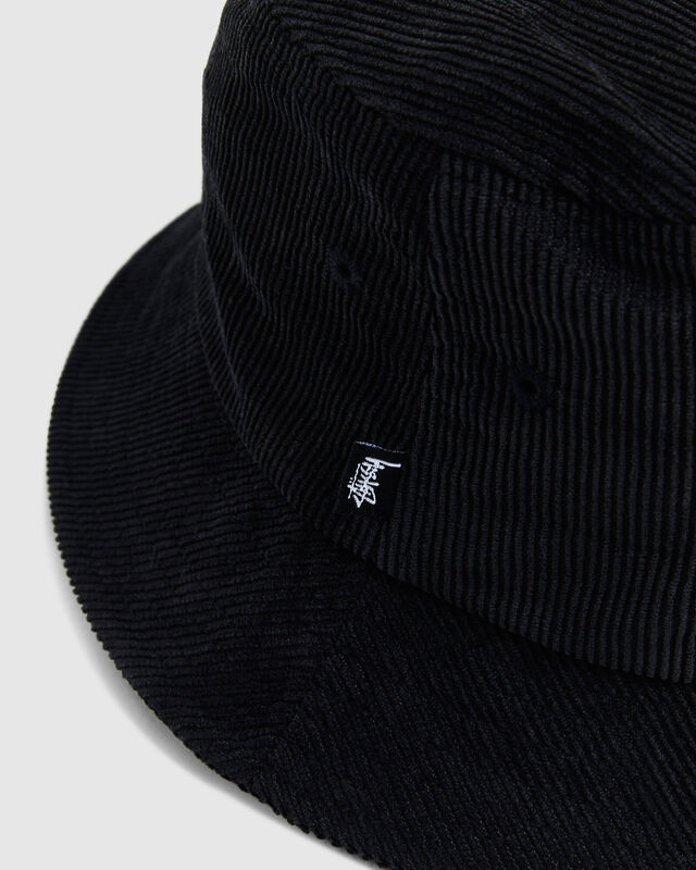 Graffiti Cord Bucket Hat Black, hi-res image number null