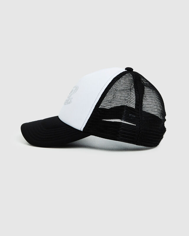 Diamante Trucker Cap Black, hi-res image number null