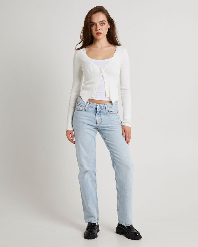 Low Rise Straight Jeans, hi-res image number null