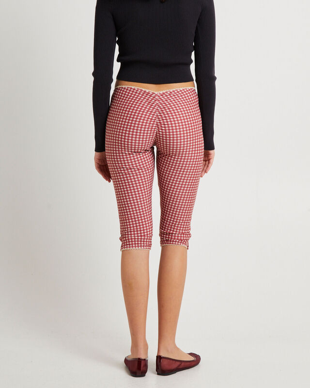 Freda Gingham Swim Capri Trousers, hi-res image number null