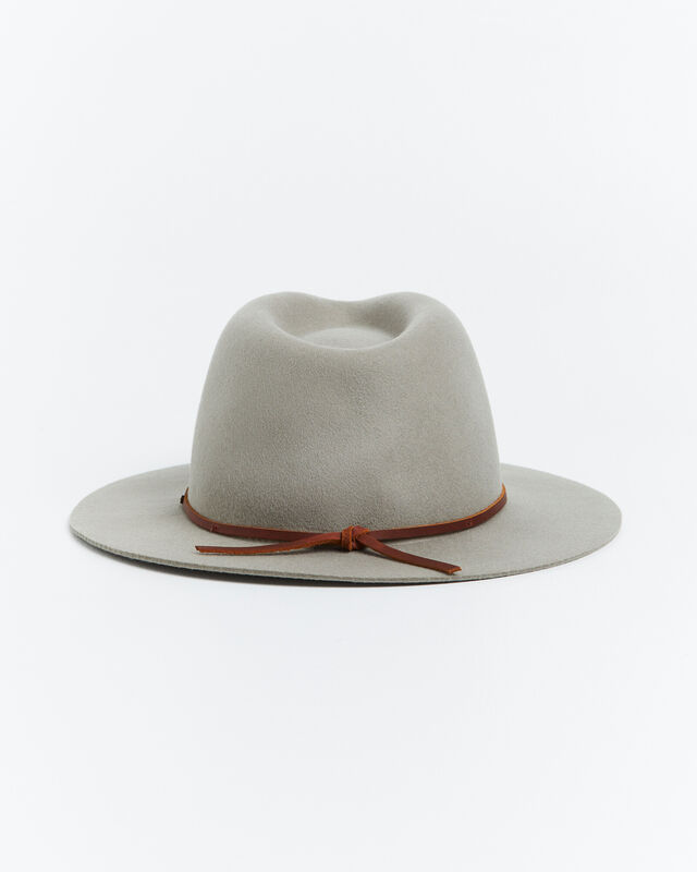 Wesley Fedora Hat Rock Beige, hi-res image number null