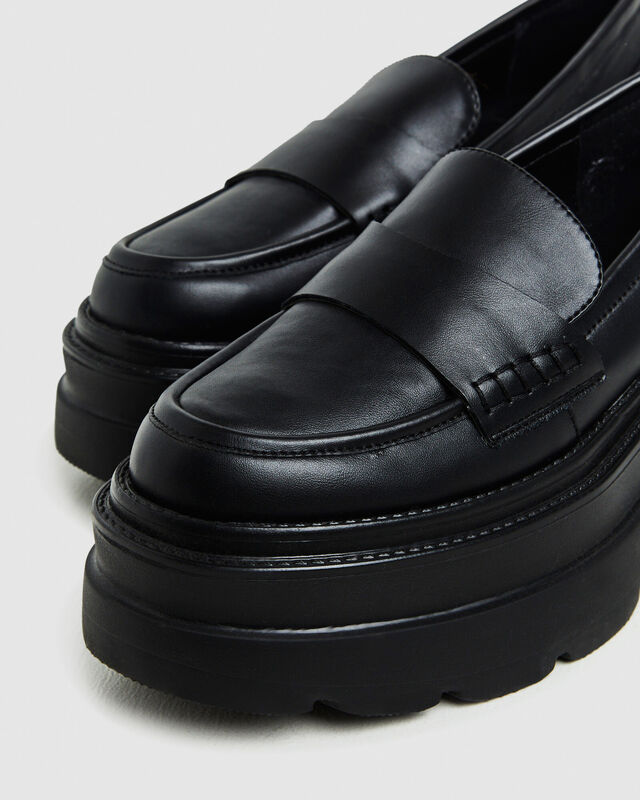 Peyton Platform Loafers Smooth Black, hi-res image number null