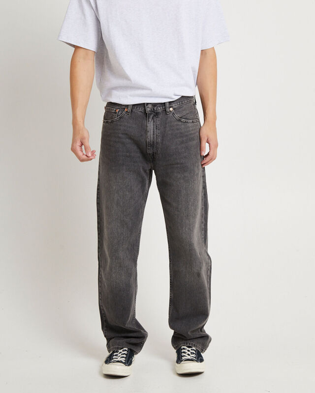 555 '96 Relaxed Straight Jeans Cheers To That - Grey, hi-res image number null