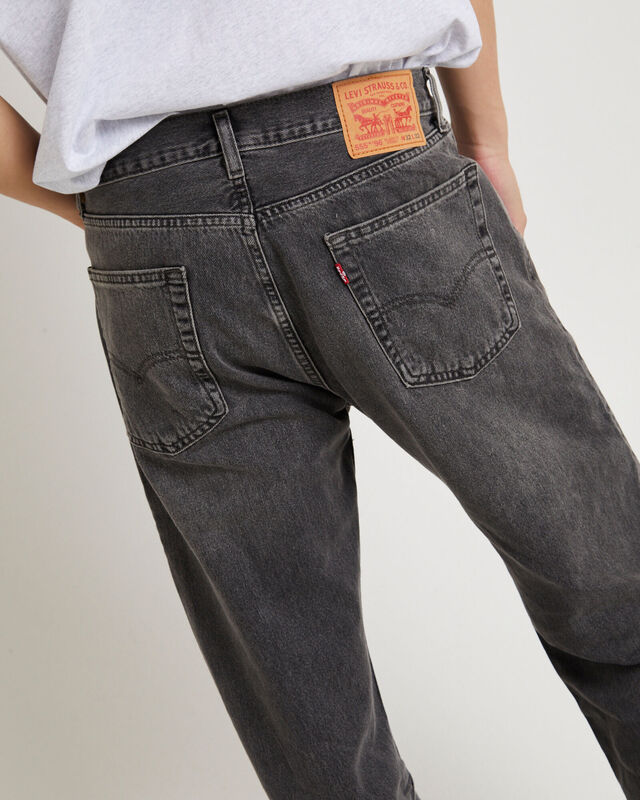 555 '96 Relaxed Straight Jeans Cheers To That - Grey, hi-res image number null