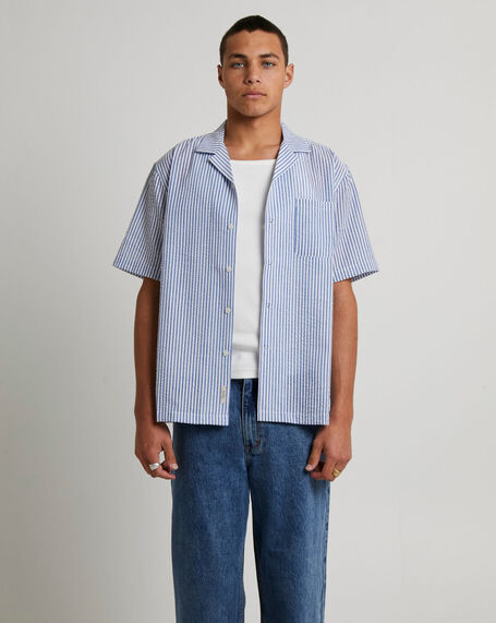 Seersucker Short Sleeve Resort Shirt