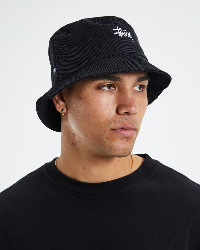 Graffiti Cord Bucket Hat Black, hi-res image number null