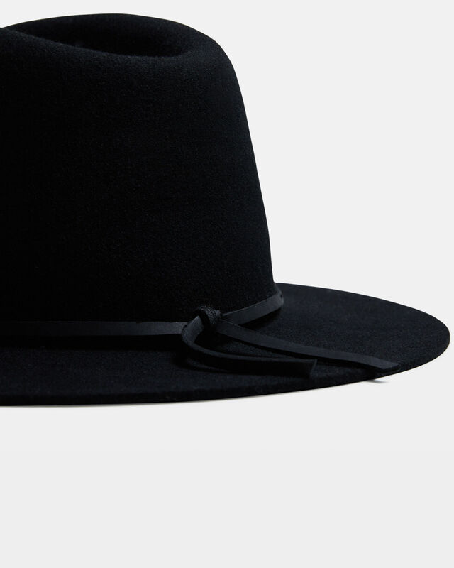 Wesley Fedora Black, hi-res image number null