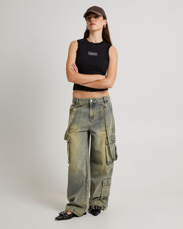 Remedy Demin Cargo Pant, hi-res image number null