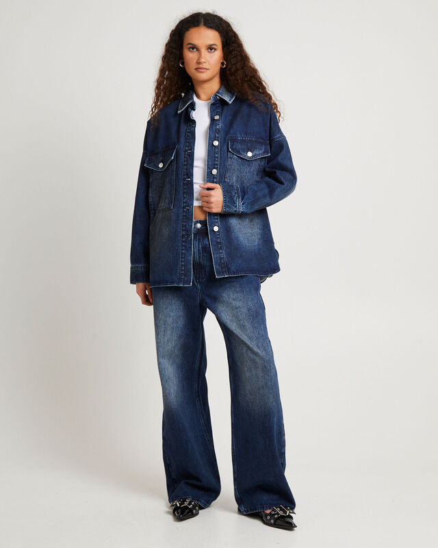 Baker Denim Over Shirt, hi-res image number null