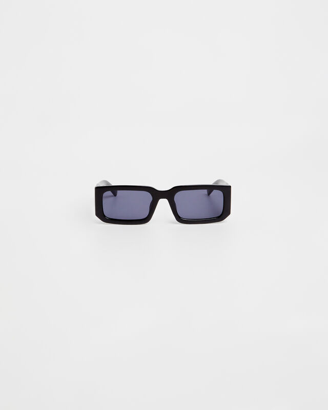 Ziggy Rectangle Sunglasses Black, hi-res image number null