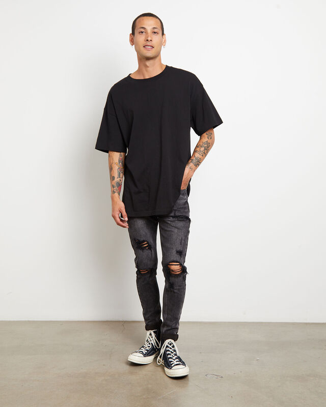 Rifter Skinny Jeans in Washed Out Black, hi-res image number null