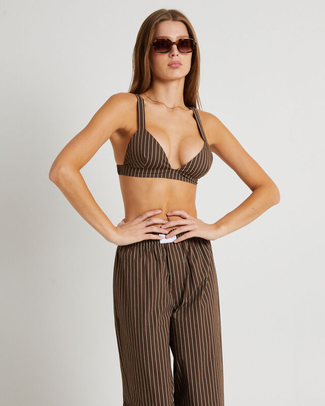 Poppy Stripe Bralette, hi-res image number null