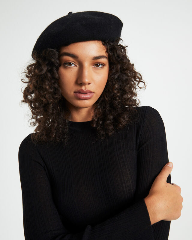 Belle Beret Black, hi-res image number null