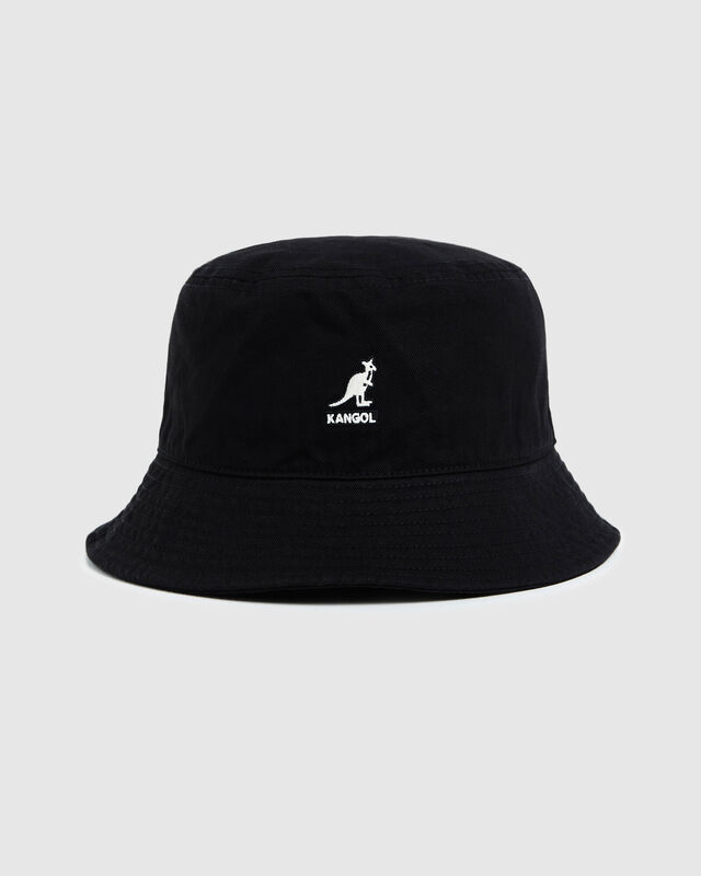 Washed Bucket Hat BlacK, hi-res image number null