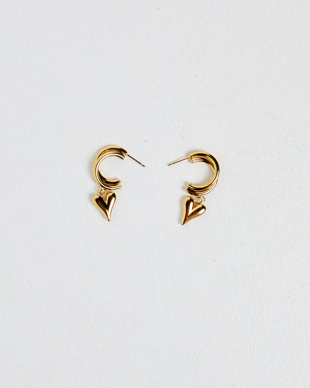 Heartthrob Earring 2 Pack Gold, hi-res image number null