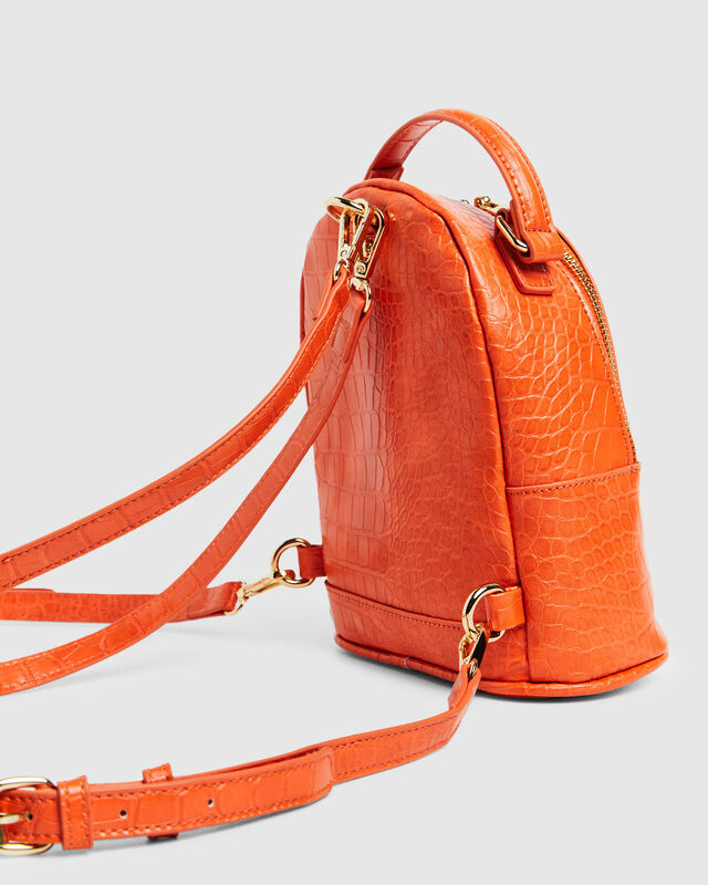 Kravitz Backpack Orange Croc, hi-res image number null