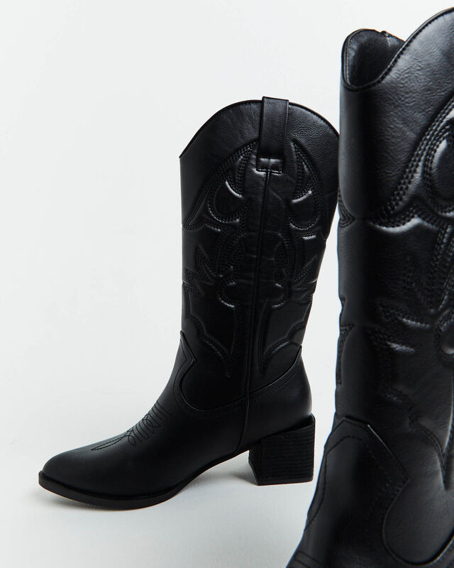 Ranger Cowboy Boot in Black, hi-res image number null