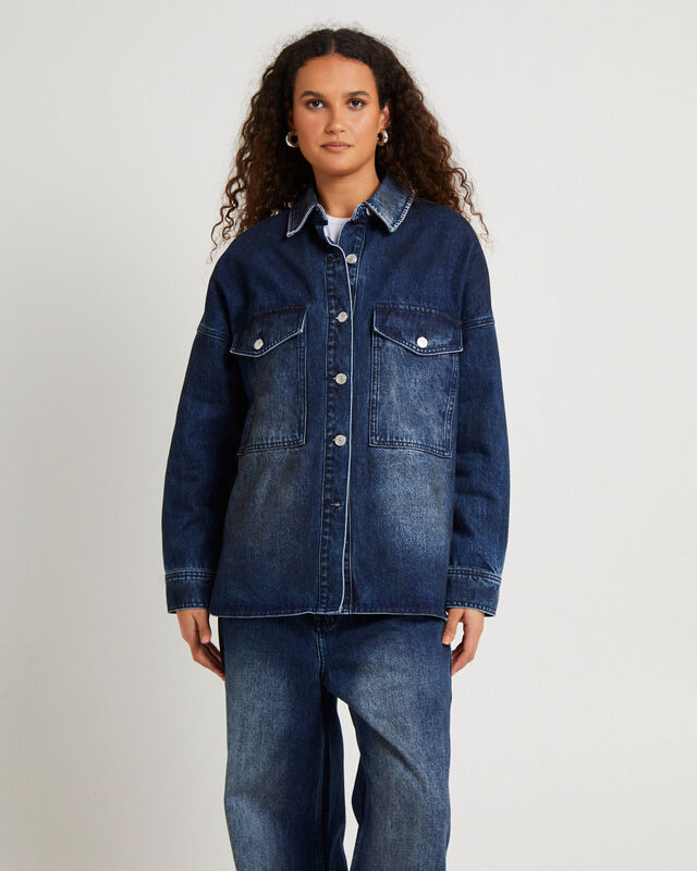 Baker Denim Over Shirt, hi-res image number null