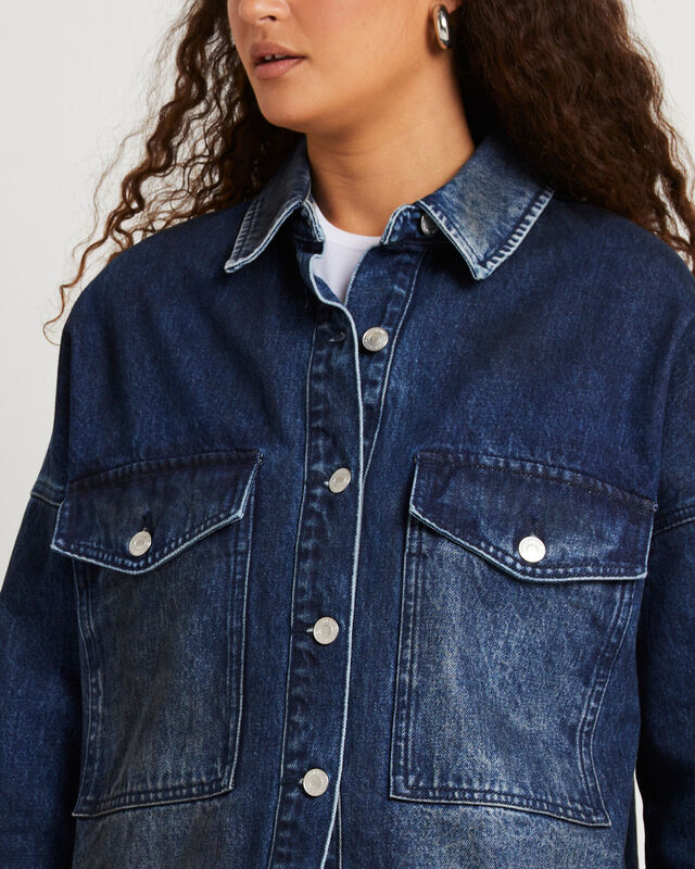 Baker Denim Over Shirt, hi-res image number null