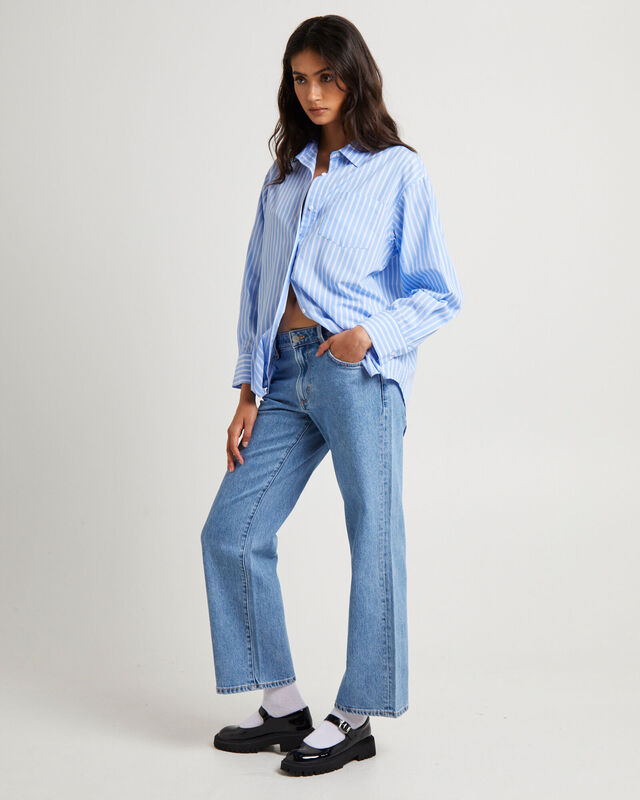 Poppy Poplin Long Sleeve Shirt, hi-res image number null