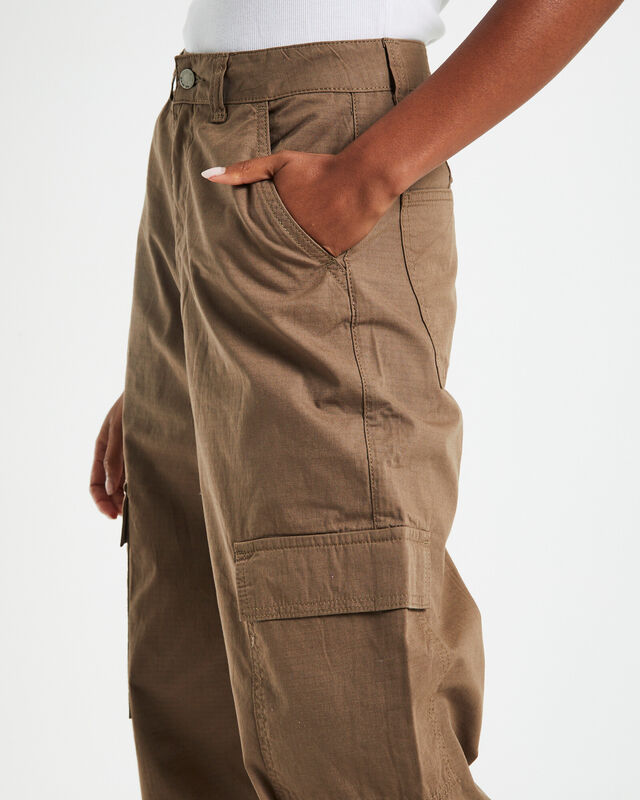 Donna Cargo Pants Walnut Brown, hi-res image number null