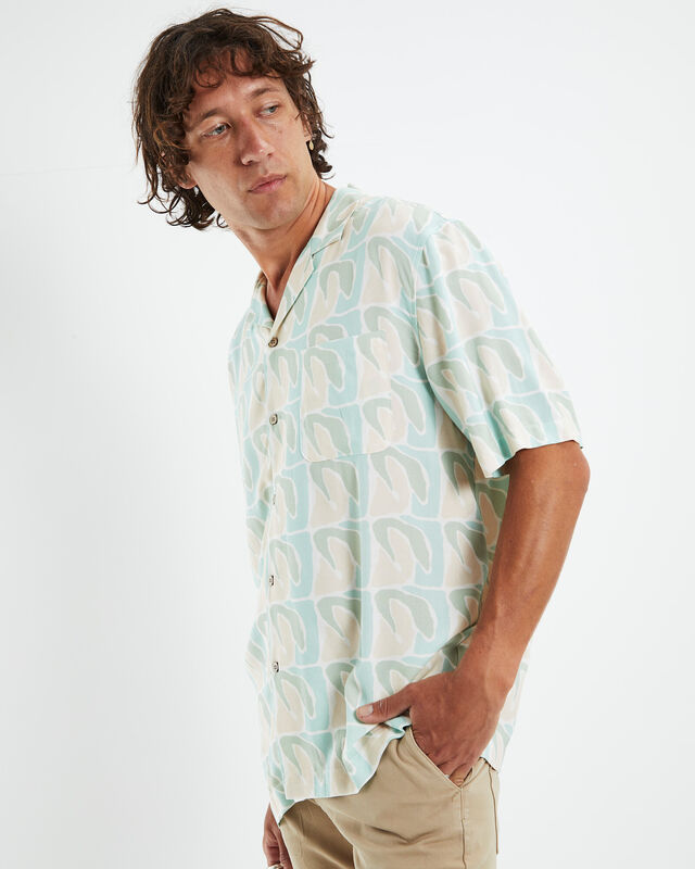 Passive Short Sleeve Resort Shirt Green, hi-res image number null