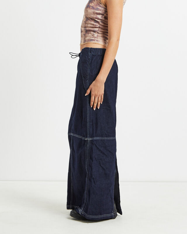 BDG Baggy Denim Maxi Skirt Blue, hi-res image number null