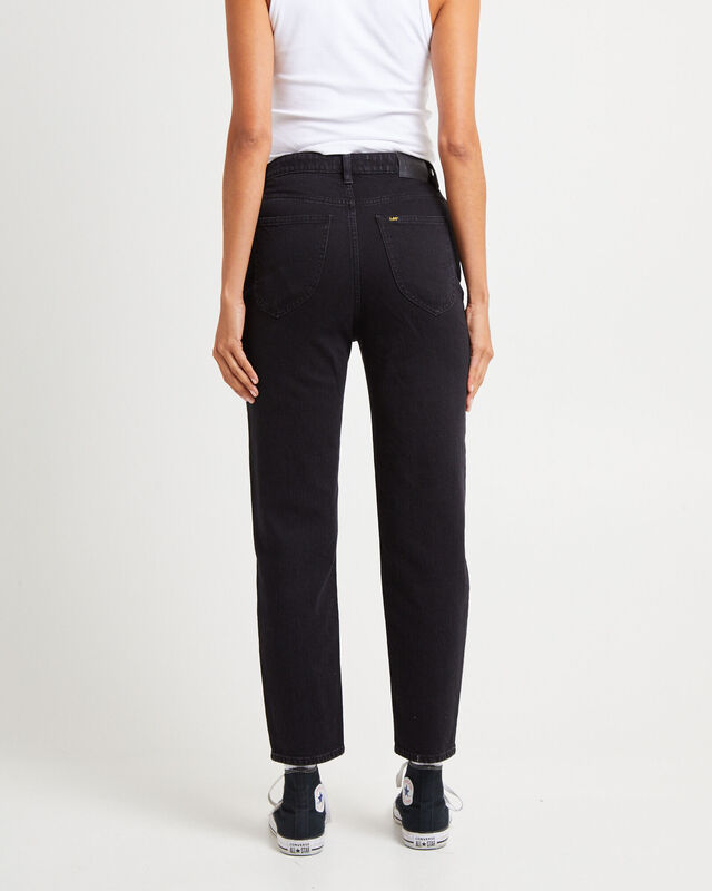 High Mom Jeans Homme Black, hi-res image number null