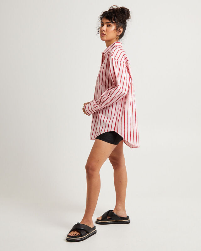 Poppy Poplin Long Sleeve Shirt, hi-res image number null