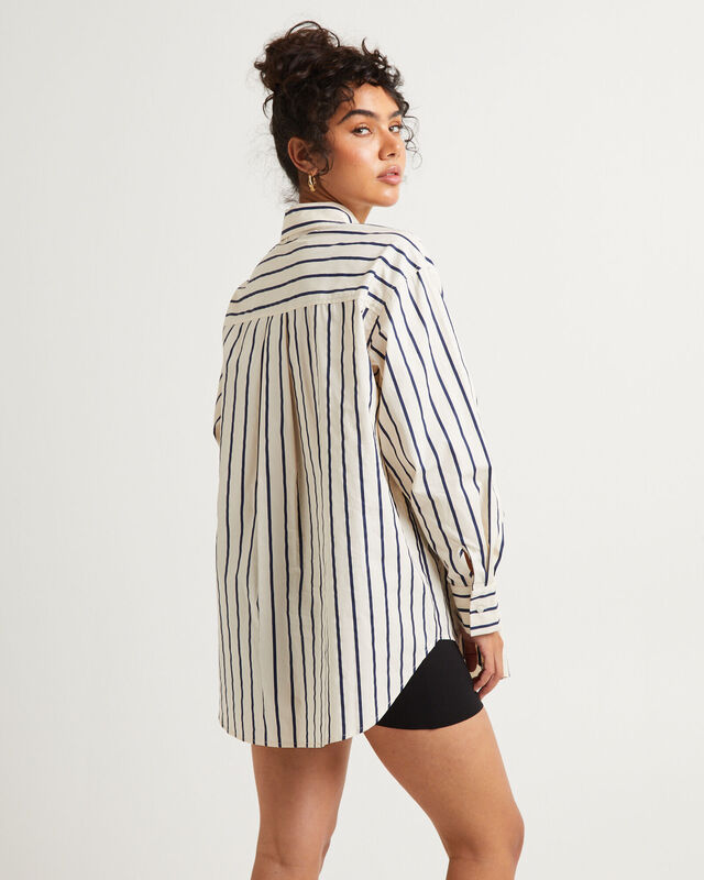 Poppy Poplin Long Sleeve Shirt, hi-res image number null