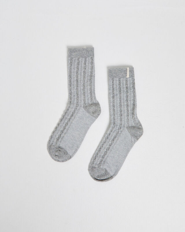 Lucia Cable Knit Socks 3 Pack, hi-res image number null