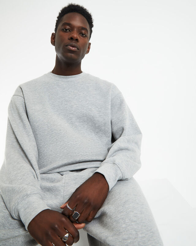 Crew Neck Jumper Grey, hi-res image number null