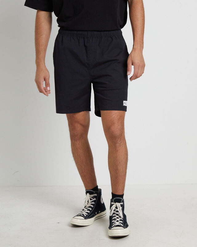 Puffy Shorts in Black, hi-res image number null