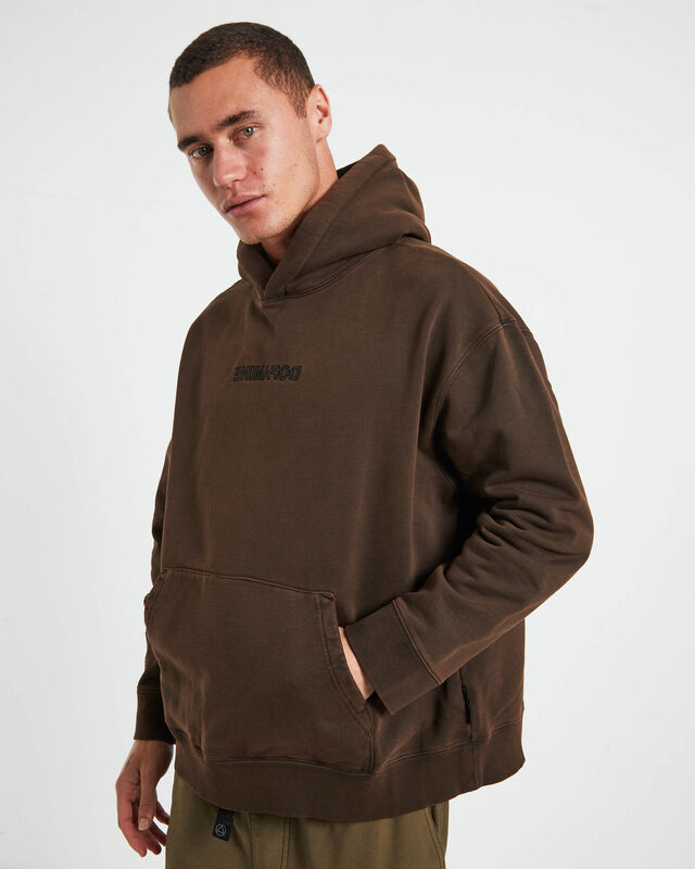 Surrealist Hoodie in Umber Brown, hi-res image number null