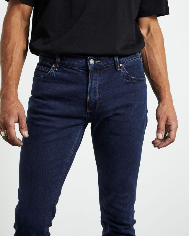 Stinger Skinny Jeans Twistys in Dark Blue, hi-res image number null