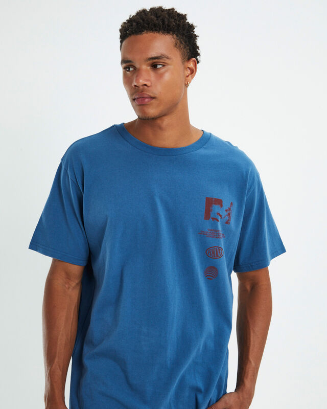 Ruptured Short Sleeve T-Shirt Cadet Blue, hi-res image number null