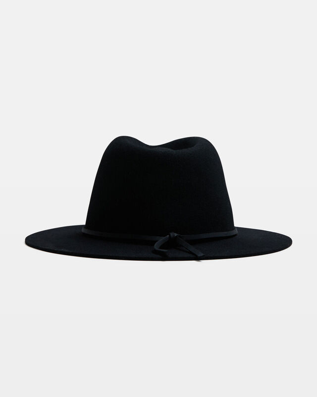 Wesley Fedora Black, hi-res image number null