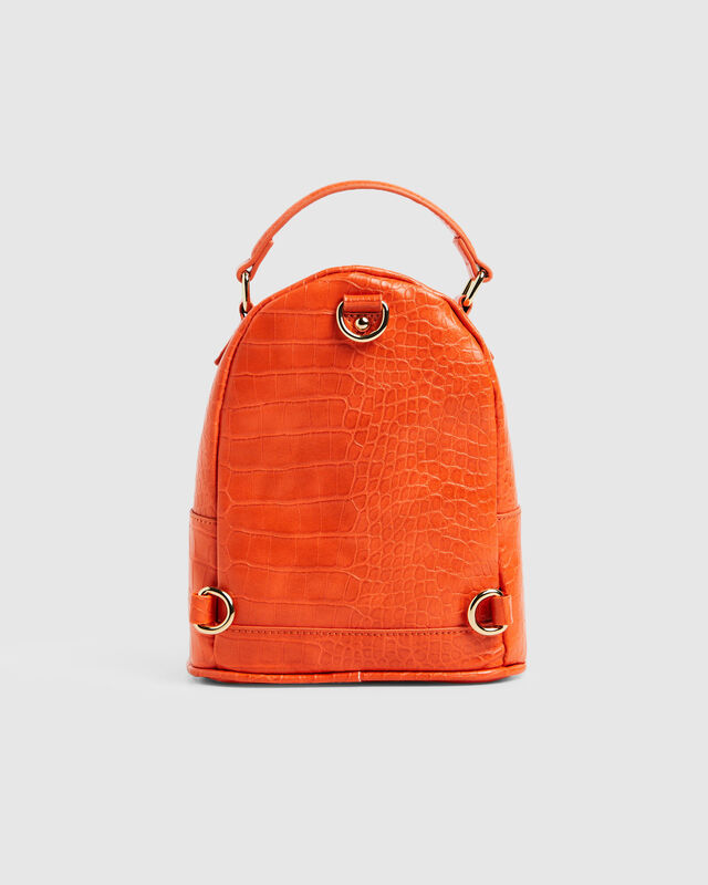 Kravitz Backpack Orange Croc, hi-res image number null