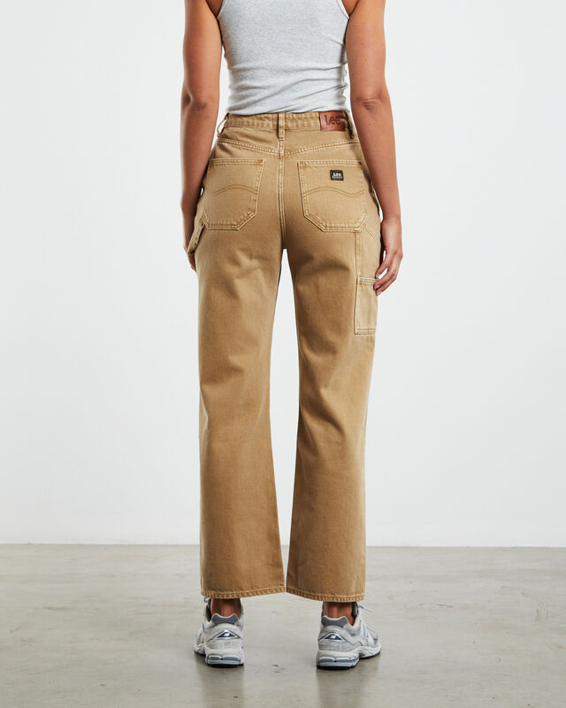 High Baggy Carpenter Jeans Organic Tan, hi-res image number null